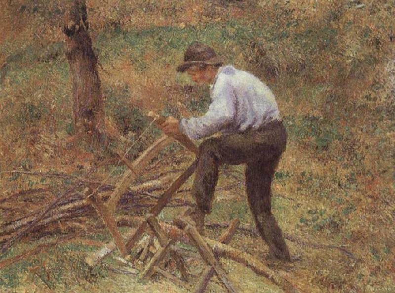 Camille Pissarro The Woodcutter china oil painting image